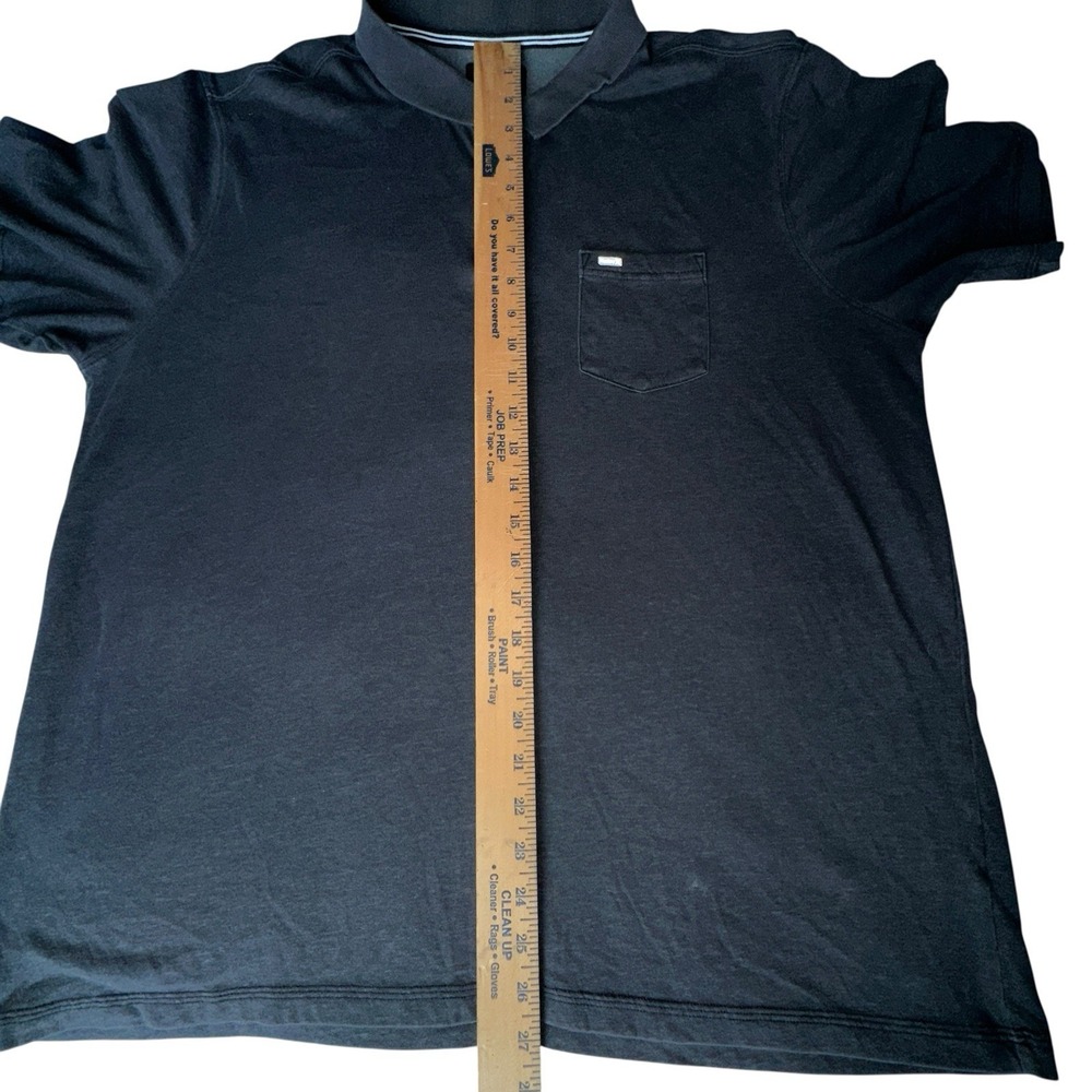 Hurley Nike Dri Fit Gray Short Sleeve Collared Polo Shirt men's‎ size XL - Picture 8 of 8